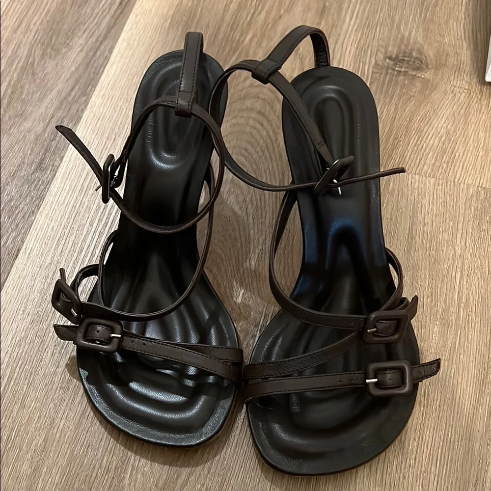 Jacquemus Brown High Heel Sandals - Picture 1 of 12